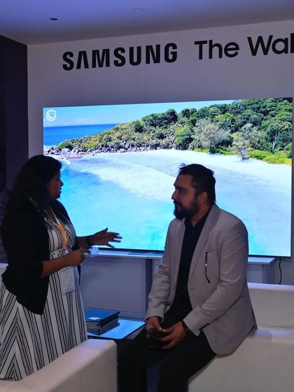 A photo from our participation in the Smart Home Expo 2024 in Mumbai. As a Premium Partner, we proudly represented Savant Systems and showcased a range of innovative products from our brand portfolio.