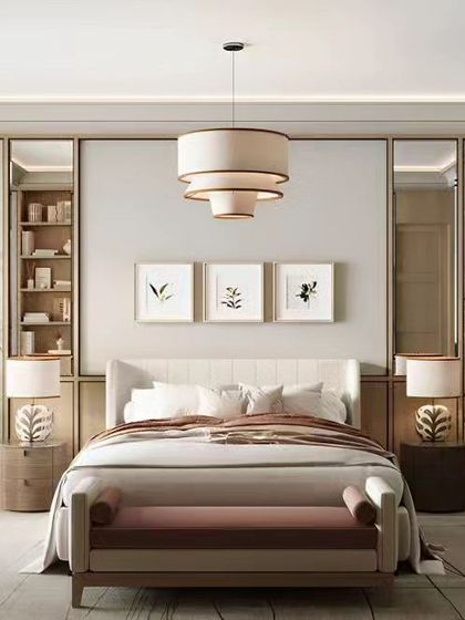 Dreaming in Colors & Textures - Modular Interiors & Room Renovation Serene Master Bedrooms photo 13