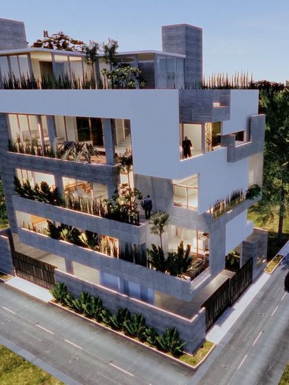 Sandesh Architects - Residential Architecture & Design Facades with Modern Geometry photo 18