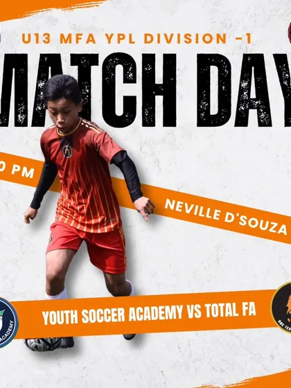 Our U13 squad is ready for their next challenge in the MFA YPL Division 1. Every match is a chance to grow.