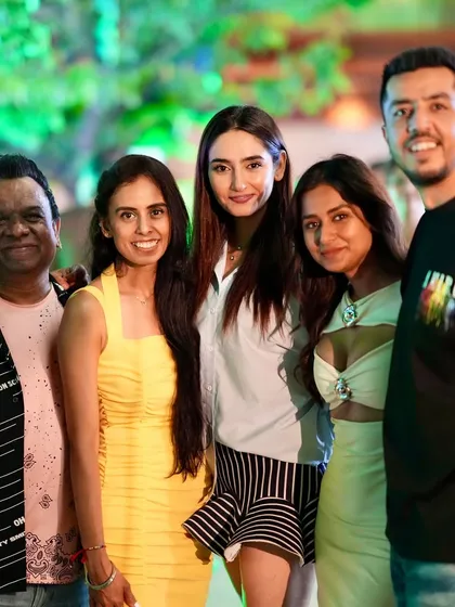A group photo from the Polo party, capturing the fun and friendly atmosphere of the event.