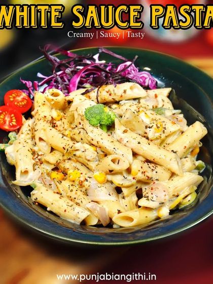 Creamy, saucy, and tasty. Our White Sauce Pasta is the perfect Italian escape when you need a break from desi flavours.
