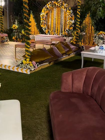 Nirvana Event and Decor - Wedding Planning & Thematic Decoration Vibrant Haldi & Mehendi Ceremonies photo 13