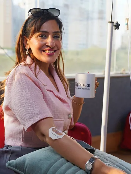 This is what a session with us looks like. You just relax in a comfortable chair while the IV drip delivers essential nutrients directly into your bloodstream for maximum benefit. It’s self-care that truly works.