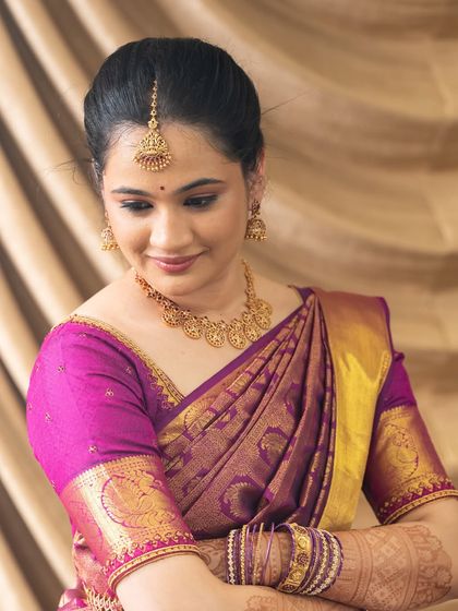 Shreeja - Bridal Makeup & Styling Elegant Engagement & Pre-Wedding Looks photo 22