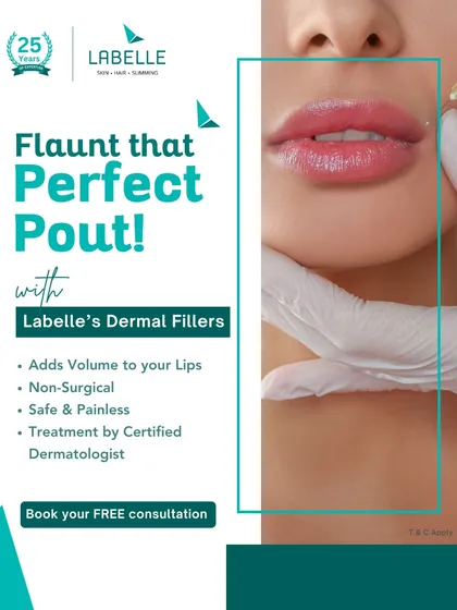 We help you achieve the perfect pout with our dermal filler treatments. Performed by certified dermatologists, this non-surgical procedure safely adds volume to your lips for a natural and painless enhancement.
