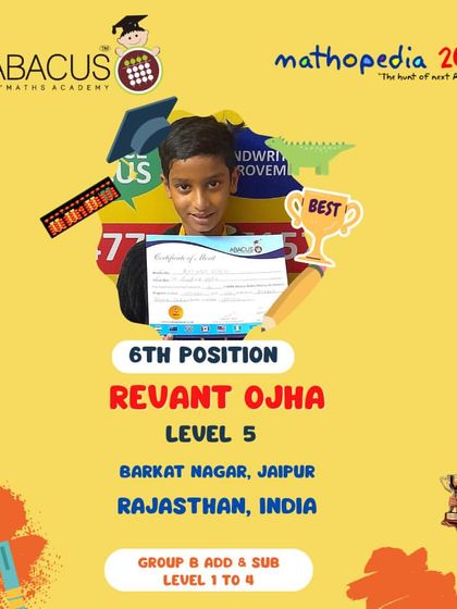 Abacus D Maths Academy - Educational Franchise & Teacher Training Mathopedia: Our Annual Competitions photo 133
