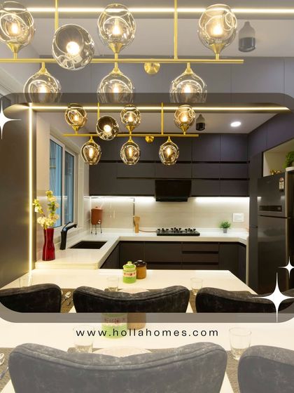 A complete look at this beautiful modular kitchen, designed for both style and functionality.