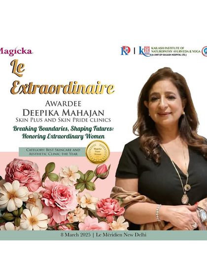 We are thrilled to announce that our Director, Deepika Mahajan, was honored with the Le Extraordinaire award for her work in breaking boundaries and shaping futures in the aesthetic industry.