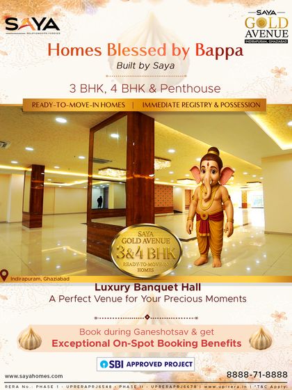 Our luxury banquet hall is the perfect venue for your precious moments. It is designed for grand events and cherished celebrations, allowing residents to host gatherings in style.