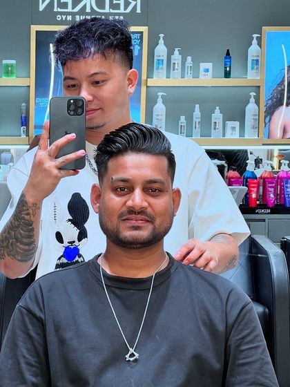 Fresh cut, fresh start. A clean and classic men's haircut that looks sharp and professional.