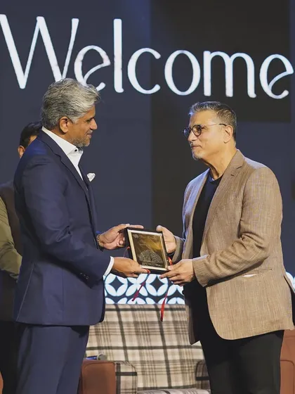 Another moment from the Gujarat Vriddhi event. These initiatives are about creating a platform for meaningful dialogue and fostering a shared vision for progress.