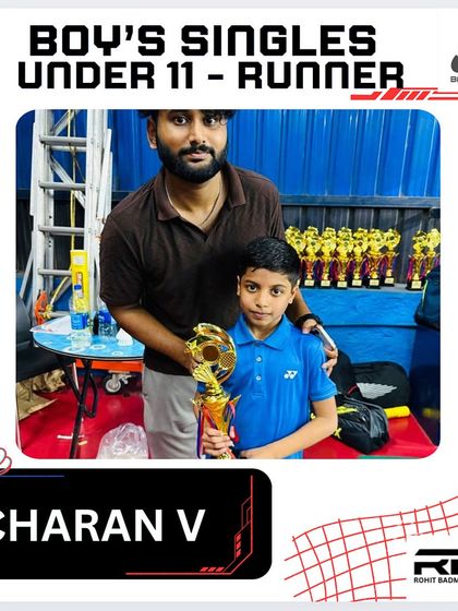 Manoj Kumar - Badminton Coaching for Kids & Youth Our Tournament Champions photo 7