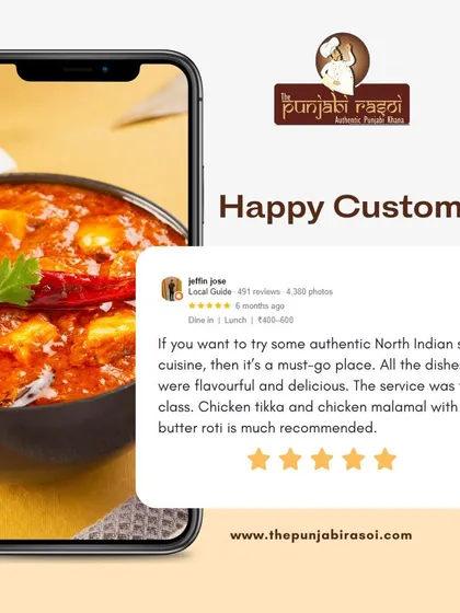 Thank you, Jeffin Jose, for calling us a must-go place for authentic North Indian cuisine. We are happy you enjoyed our Chicken Tikka and Malai with Butter Roti.
