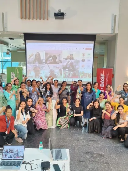 A hybrid workshop for a German chemical MNC, with participants attending both in-person in Navi Mumbai and online. We offer flexible training solutions to accommodate distributed teams.