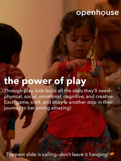 This is the power of play. Through every game, craft, and story, kids are building the physical, social, emotional, and cognitive skills they'll need to thrive.
