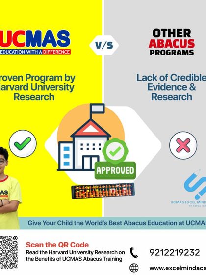 UCMAS vs. other programs. Our method is a proven program backed by Harvard University research, unlike other programs that may lack credible evidence.