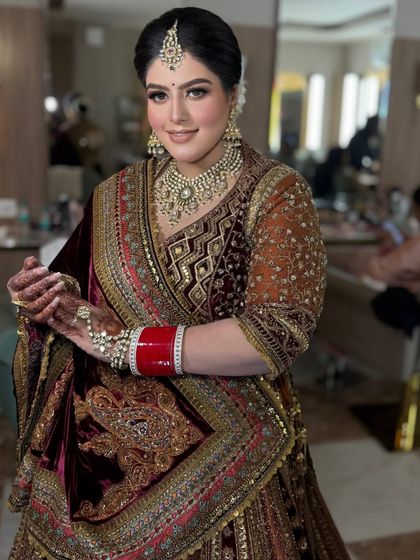 A smiling portrait of the gorgeous bride. Her happiness and confidence are the best accessories to any makeup look I create.