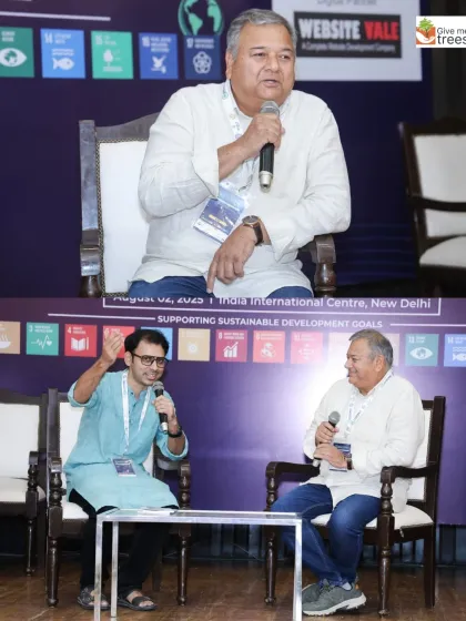 Speaking at the CSR Conclave during a fireside chat on "The Green Mindset." I shared my belief that sustainability is a way of thinking that must be integrated into every aspect of business and life.