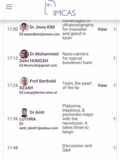A look at my busy speaking schedule for IMCAS, covering advanced techniques for neurotoxins in the platysma, trapezius, and pectoralis major muscles.