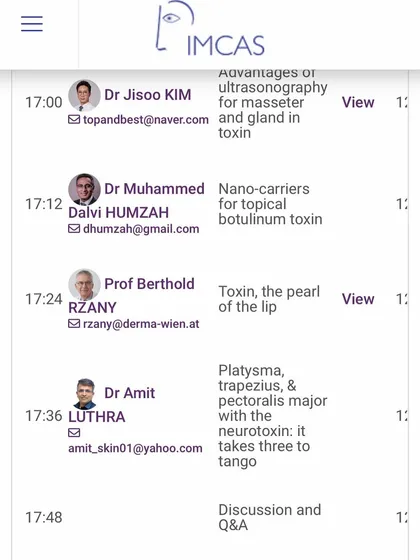 A look at my busy speaking schedule for IMCAS, covering advanced techniques for neurotoxins in the platysma, trapezius, and pectoralis major muscles.