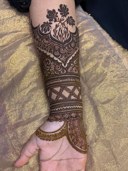 The same cuff design, showing how it wraps around the arm.