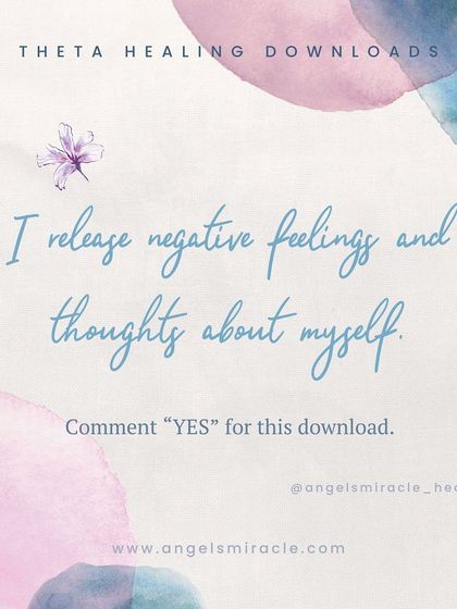 This ThetaHealing download is designed to help you let go of self-criticism. Accept this belief to release negative feelings and thoughts about yourself and embrace self-love.