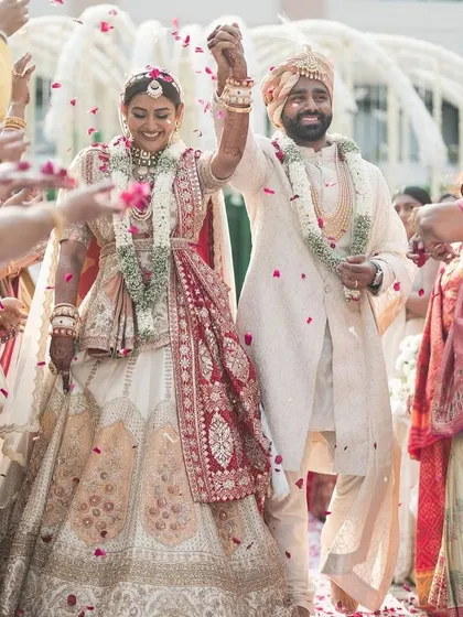A shower of petals for the newlyweds. I love coordinating these small, joyful details that make for great photos and even better memories.