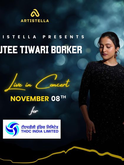 This poster is from a live concert I performed for THDC India Limited. I am experienced in providing high-quality entertainment for prestigious corporate clients.