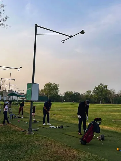The end of the week means the start of the grind. The range at dusk is a popular time for our members.