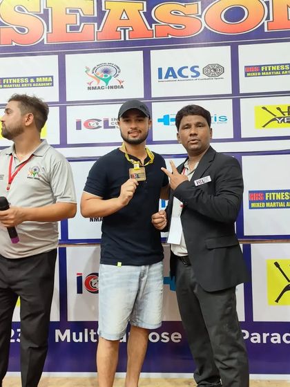 Another winner from our team at the Indian Combat League. A first-round TKO finish, showcasing the effectiveness of our training.