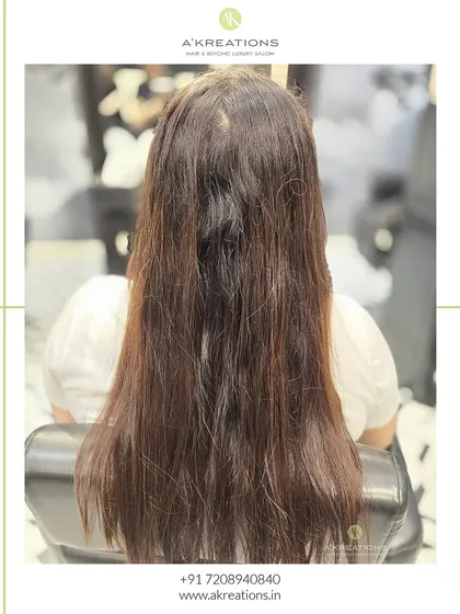 The starting point for a brunette balayage. This service is perfect for adding subtle, sun-kissed dimension to brown hair.