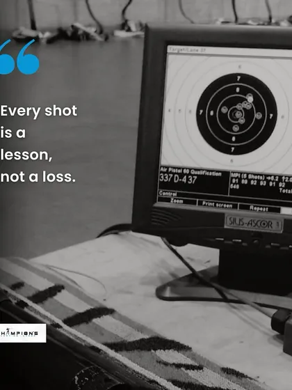 Every shot is a lesson, not a loss. Analyze what went wrong, learn from it, and make the next one better.