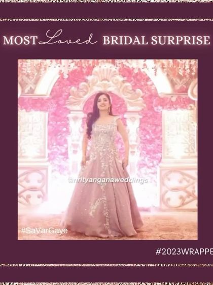 A snapshot from our 2023 Wrapped, highlighting one of the most loved bridal surprises of the year.