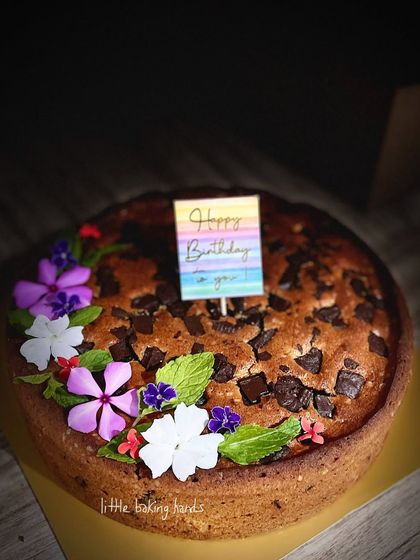 This is my version of the popular butter cake, loaded with couverture chocolate chips. I make it with whole wheat and no condensed milk, focusing on pure, delicious, and wholesome ingredients.