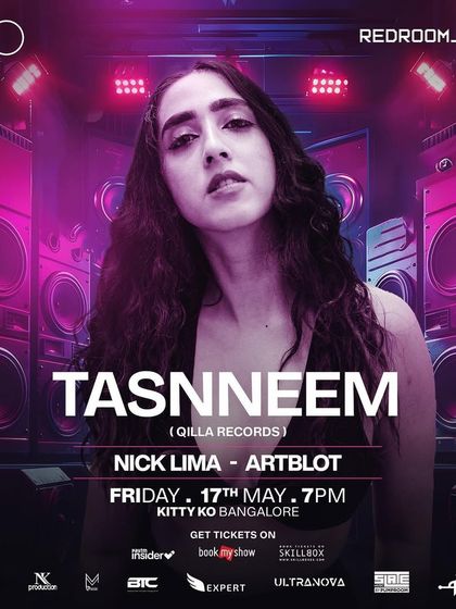 A duplicate of the main flyer for the Tasnneem event.