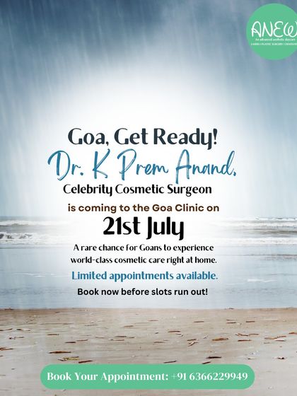 This is an announcement for one of my visits to the Goa clinic. I make it a priority to be personally available to my patients across all our locations to ensure consistent, world class care.