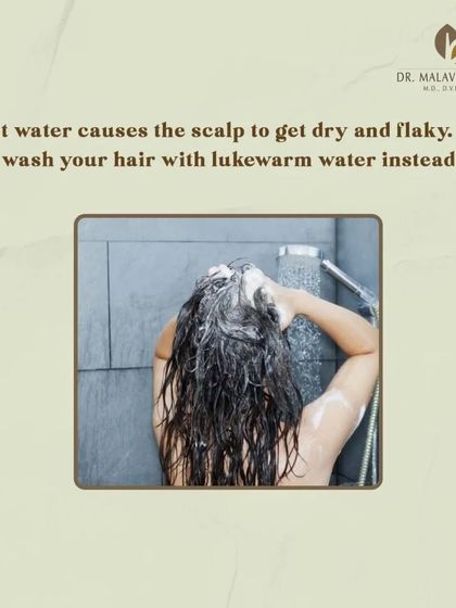 Hot water can strip the scalp of its natural oils, leading to dryness and flaking. I advise my patients to wash their hair with lukewarm water instead to protect the scalp's moisture balance.
