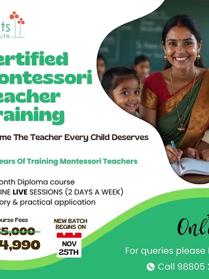 We make becoming a certified Montessori teacher accessible and straightforward. This 5 month diploma course combines essential theory with practical application through online live sessions, all at a special course fee to help you start your new journey.