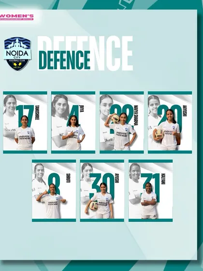 The defensive wall of our SheWolves team, the players tasked with protecting our goal in the Women's Championship.