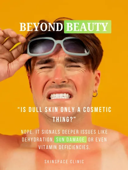 Dull skin is more than a cosmetic issue; it can signal deeper problems like dehydration, sun damage, or even vitamin deficiencies. Addressing these underlying factors is part of our holistic approach.