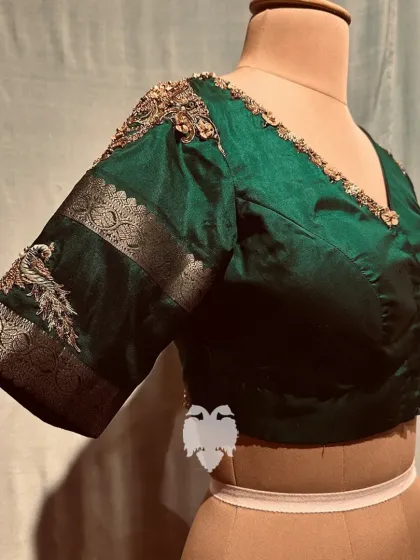 Blouse House by Mahitha Prasad - Custom Blouse Design & Embroidery A Closer Look: The Art of Embroidery photo 21