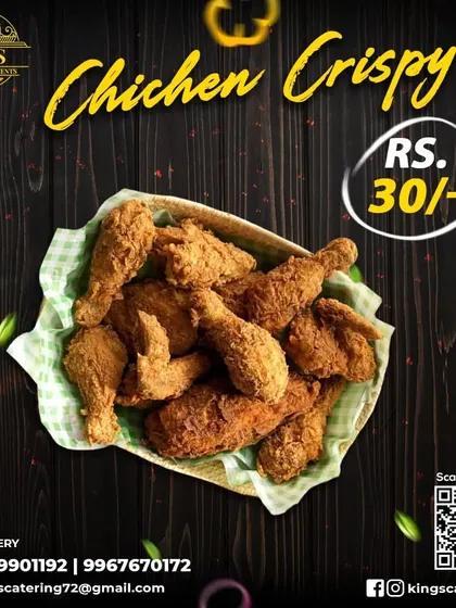 Hear and taste the crunch of my Crispy Chicken. The skin is extremely crunchy, but the white meat inside is perfectly soft.
