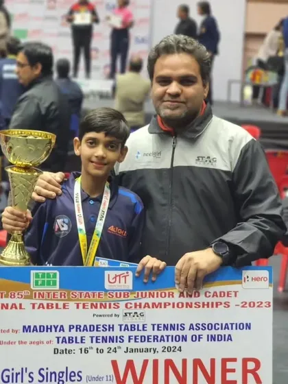 A proud moment as our player Shanaya Tyagi is selected for the Khelo India scheme, a testament to her being India's No. 1.