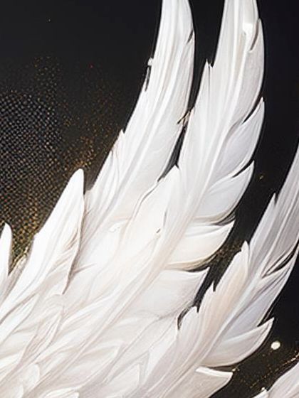 A detailed view of the sparkling, feathery texture of the angel wings, showcasing the quality of the props I use for my creative and fantasy maternity sessions.