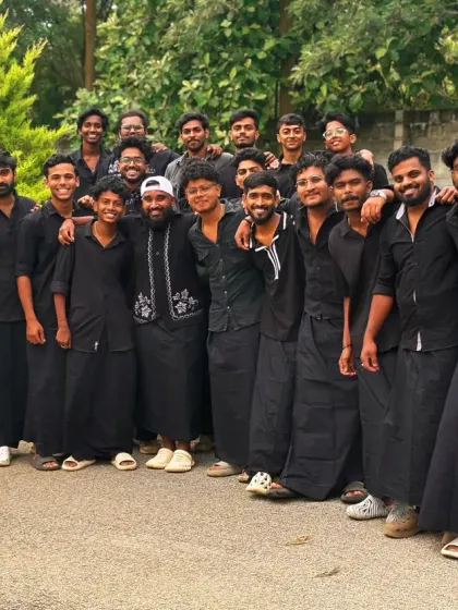 The squad in black. While we honor our traditional attire, we also have a modern identity as a team.