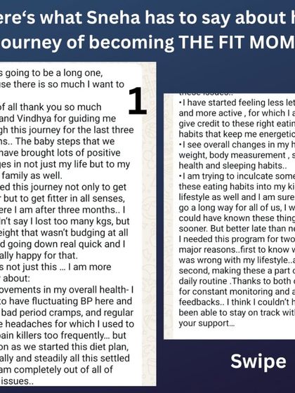 Sneha, a working mom, lost 6.1 kgs by eating ghar ka khana, including rice and her favorite milk tea with sugar. We focused on balanced meals, daily walks, and accountability. Her testimonial shows how the program improved her overall health, not just her weight.