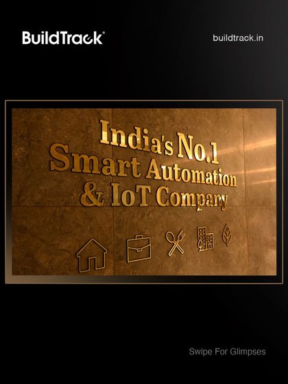 A proud declaration at our Mohali Experience Centre. We are committed to being India's number one smart automation and IoT company.