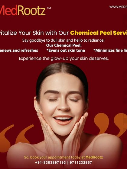 If you're looking to say goodbye to dull skin, a chemical peel service is an excellent choice. It renews and refreshes the skin, evens out tone, and minimizes fine lines for a true glow-up.