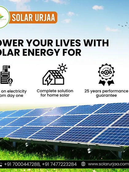 Power your life with a solar solution that starts saving you money from day one. We provide a complete package for home solar, backed by a 25-year performance guarantee for your peace of mind.